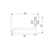 Raiber Смеситель для ванны Classic R2003