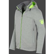 Wellensteyn Florida Men-999 Lightgreymelange  Neongreen
