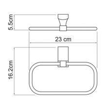 WasserKRAFT Штанга для полотенец Exter K-5260