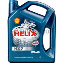 SHELL Helix HX7 5W-40 4л