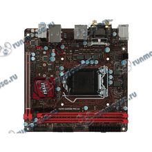 Мат. плата Socket1151 MSI "H270I GAMING PRO AC" (iH270, 2xDDR4, M.2, SATA III, RAID, PCI-E, DVI, HDMI, 1Гбит LAN, WiFi, BT, USB3.1, mini-ITX) (ret) [141182]