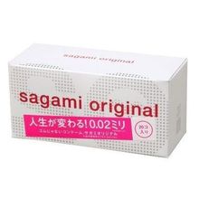 Ультратонкие презервативы Sagami Original - 20 шт. прозрачный