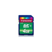 SD Card 4 Гб Transcend (TS4GSDHC4) SDHC Ret