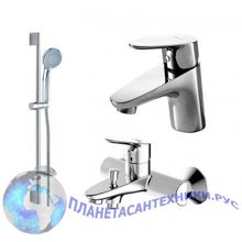Комплект для ванной комнаты Bravat Drop 3 в 1 F00308