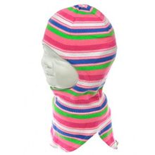 Marhatter шлем для девочки Полоса розово-зелёная 50-52