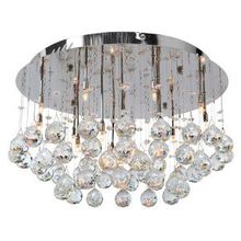Потолочная люстра хрустальная CINCIN хром G4 15*20W A1556PL-15CC