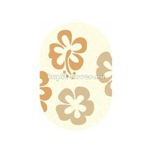 Российский ковер Шагги Ультра s605_cream_oval, 1.5 x 2.3