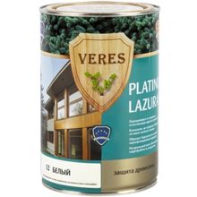 Veres Platinum Lazura 900 мл белая