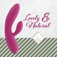 FeelzToys Розовый вибратор-кролик Lea Rabbit Vibrator - 20,2 см. (розовый)