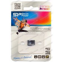 Карта памят 4 Gb Silicon Power MicroSD (Class4)