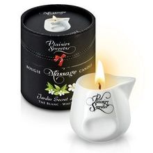 Plaisir Secret Массажная свеча с ароматом белого чая Jardin Secret D asie The Blanc - 80 мл.