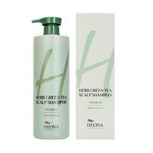 Укрепляющий шампунь с экстрактом Зеленого чая Heona Professional Herb Green Tea Scalp Shampoo 1000мл