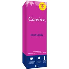 Carefree Plus Long 24 прокладки в пачке