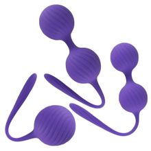 Orion Фиолетовый набор вагинальных шариков 3 Kegel Training Balls (фиолетовый)