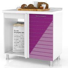 Любимый Дом Кухня Анастасия тип 3 Ежевика 725.809 Стол 60 см. ID - 287100