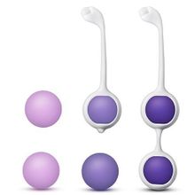 Blush Novelties Комплект вагинальных шариков Kegel Training Kit (фиолетовый)