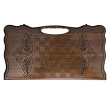 Нарды резные "Кремль" с ручкой 60