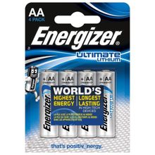 Energizer Батарейки Energizer Ultimate Lithium L91 AA - 4 шт.