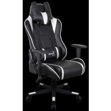 Кресло для геймера Aerocool AC220 AIR-BW , черно-белое, с перфорацией