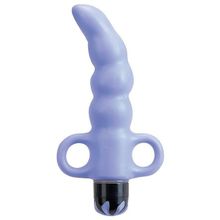 Seven Creations Сиреневый анальный водонепроницаемый вибростимулятор UNISEX CURVED PLUG SMALL PURPLE - 11 см. (сиреневый)