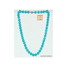 Бусики-Колечки Бусы Бирюза "Классика 12" арт.ПБР-1у(12)-63-1.