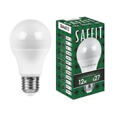 Saffit Лампа светодиодная Saffit E27 12W 2700K Шар Матовая SBA6012 55007 ID - 235138