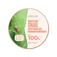 Увлажняющий и успокаивающий гель с Муцином Улитки 100% Lebelage Moisture Snail Purity Soothing Gel 300мл