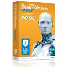ESET NOD32 Smart Security Family - универсальная электронная лицензия на 1 год на 3 устройства или продление на 20 месяцев