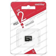 Карта памят 2 Gb SmartBuy MicroSD (Class4)