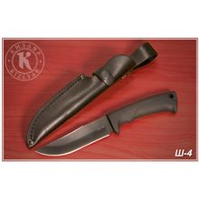 Нож Ш-4 чёрный эластрон 12С27