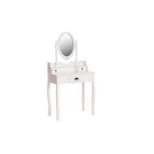 Tetchair Туалетный столик с зеркалом и табуретом Secret De Maison GAUDE (mod. TT-DT003), Белый (White)