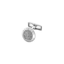 JSE8276H - Запонки DUNHILL "Ad coin" серебро родий бриллианты " - DUNHILL (Англия)
