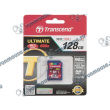 Карта памяти 128ГБ Transcend "TS128GSDXC10U1" SecureDigital XC UHS-I Class10 [118636]