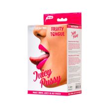 ToyFa Телесный двусторонний мастурбатор Fruity Tongue - ротик и вагина