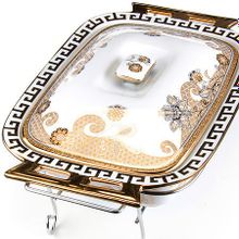 26543 Мармит керамика 2,6л 3пр со свечкой LR (х4)