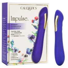 Фиолетовый вибратор с электростимуляцией Intimate E-Stimulator Petite Wand - 18,5 см. (190113)