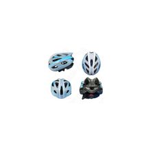 Шлем защитный ATEMI Racing AAHR-01. Цвет: голубой, серый. Размер: S (54-56)