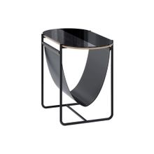 Алмаз. Любимый дом Стол журнальный Тип 9 (Чёрный Камень Пьетро чёрный)