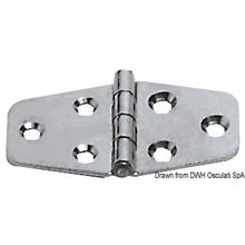 Osculati SS hinge 70x38 mm, 38.491.00