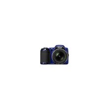 NIKON PhotoCamera  CoolPix L820 blue 16Mpix Zoom30x 3" 1080p 65Mb SDHC CMOS IS opt+el 0fr s HDMI AA