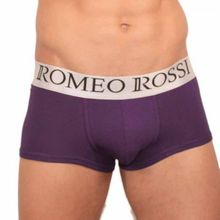 Romeo Rossi Хлопковые мужские трусы-хипсы (4X   фиолетовый)