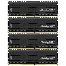 crucial (crucial 16gb kit (4gbx4) ddr4 2666 mt s (pc4-21300) cl16 sr x8 unbuffered dimm 288pin ballistix elite) ble4c4g4d26afea