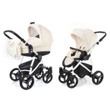 Коляска 2 в 1 Esspero Newborn Lux (шасси White) - Cream