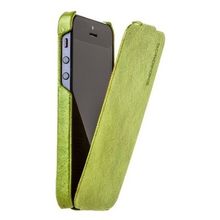 Кожаный чехол Borofone для iPhone 5 зеленый
