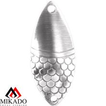 Блесна колеблющаяся Mikado ALGA № 1   12 г.   5.2 см. - состаренное серебро