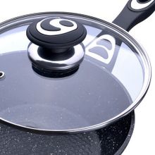 27959 Сковорода-сотейник мрам кр 20см с кр MB (х8)