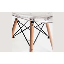 Tetchair Стул CINDY (EAMES) (mod. 001), прозрачный Transparent 4 штуки