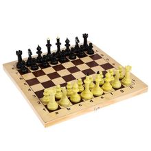 Шахматы "Айвенго" обиходные с деревянной шахматной доской и шашками