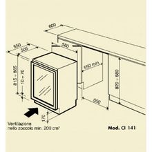 Винный шкаф IP INDUSTRIE CI 141 CF