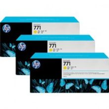 HP 771C, B6Y34A картридж жёлтый, 3 шт